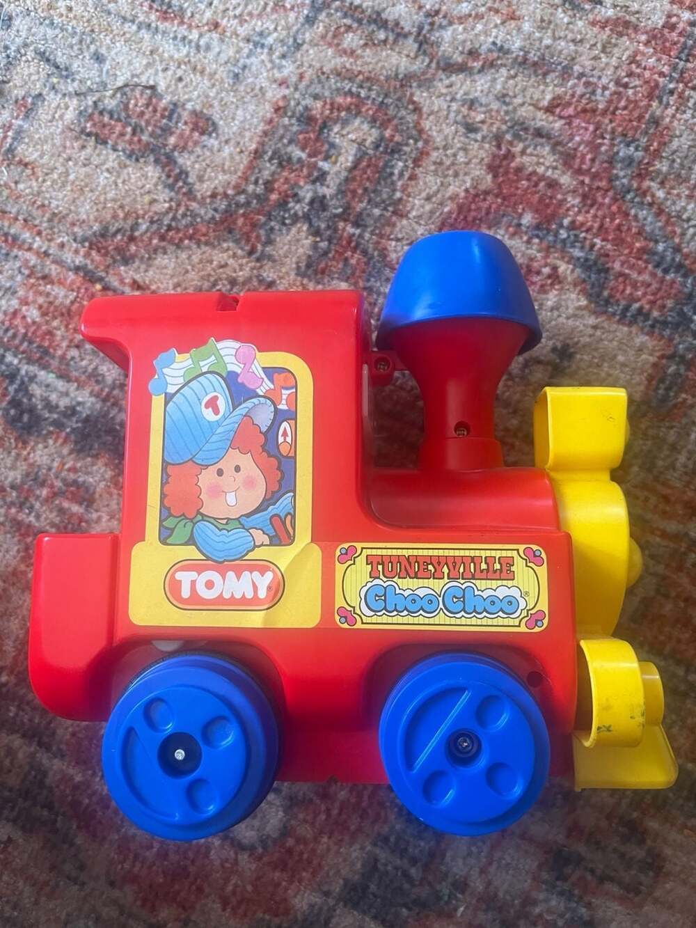 Vintage Tomy Tuneyville Choo Choo Musical Train Locomotive